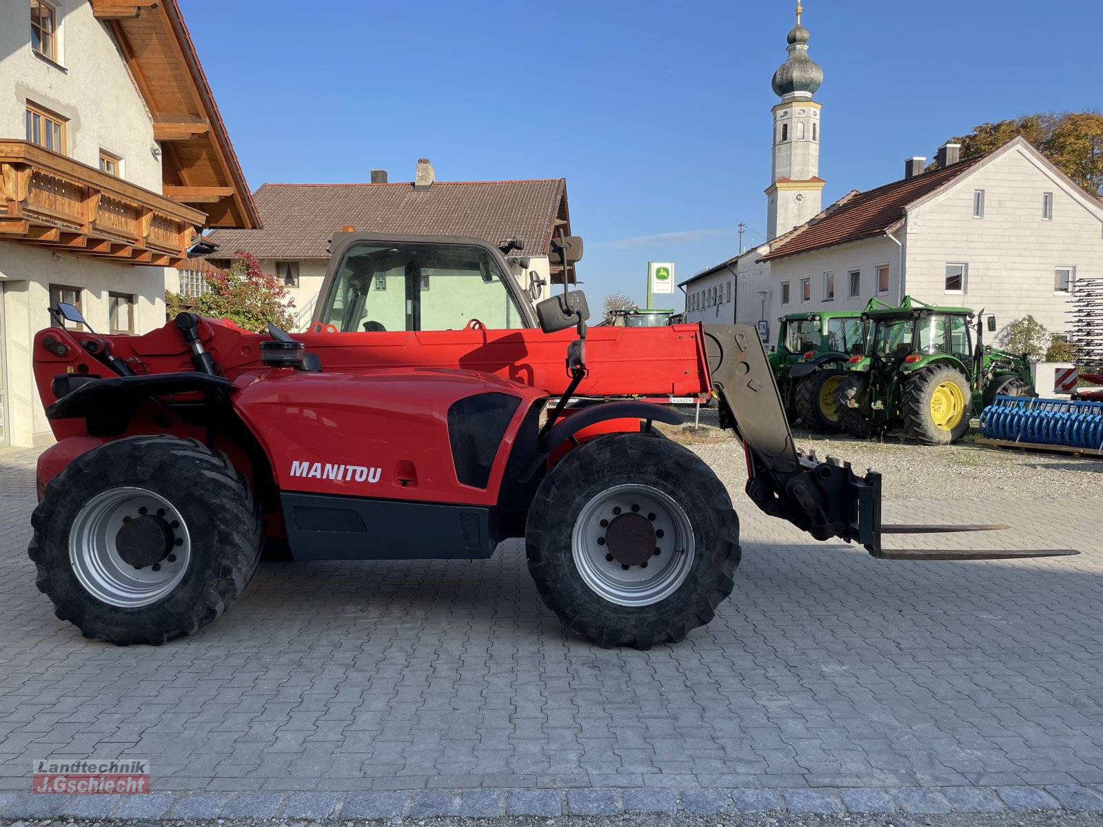 Teleskoplader van het type Manitou MLT 845 H classic, Gebrauchtmaschine in Mühldorf (Foto 10)