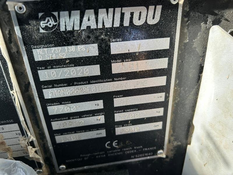 Teleskoplader des Typs Manitou MLT737-130 PS+, Gebrauchtmaschine in JOSSELIN (Bild 6)