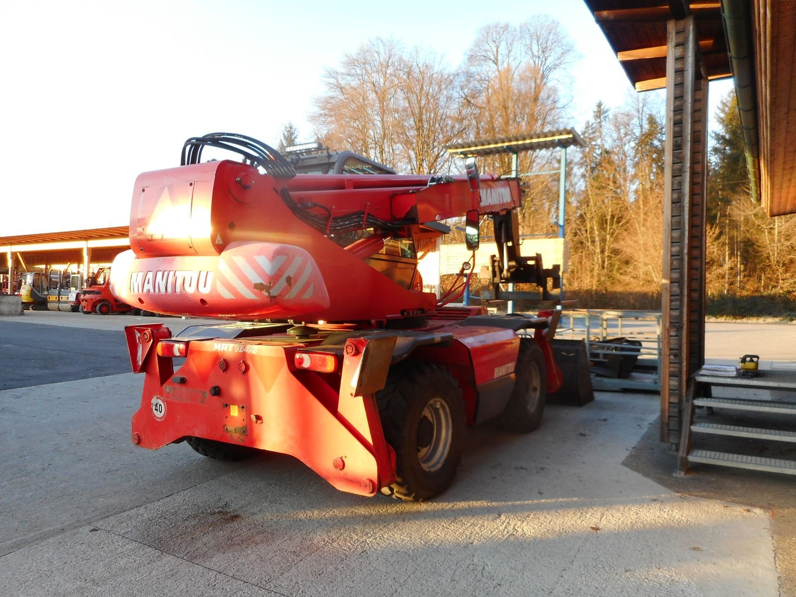 Teleskoplader Türe ait Manitou MRT 1640 EASY ROTO ( 6 Anbaugeräte und Funk ), Gebrauchtmaschine içinde St. Nikolai ob Draßling (resim 4)