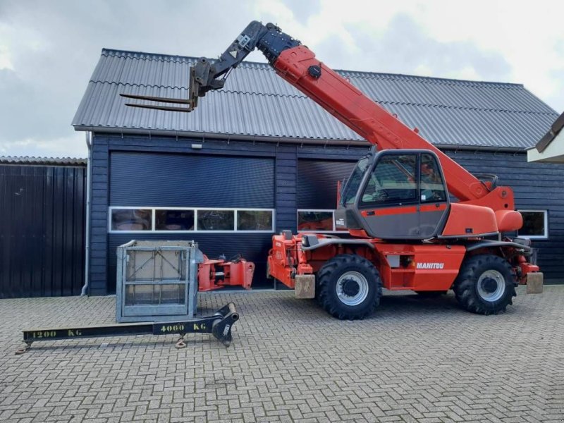 Teleskoplader типа Manitou MRT 2150 M verreiker manbasket jib, Gebrauchtmaschine в Ederveen