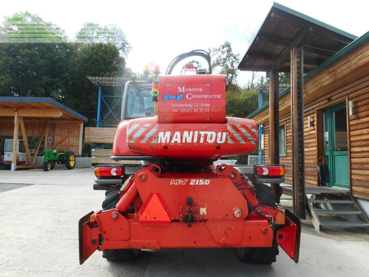 Teleskoplader a típus Manitou mrt 2150 privilege roto ( funk + 4 anbauteile ), Gebrauchtmaschine ekkor: ST. NIKOLAI/DR. (Kép 3)