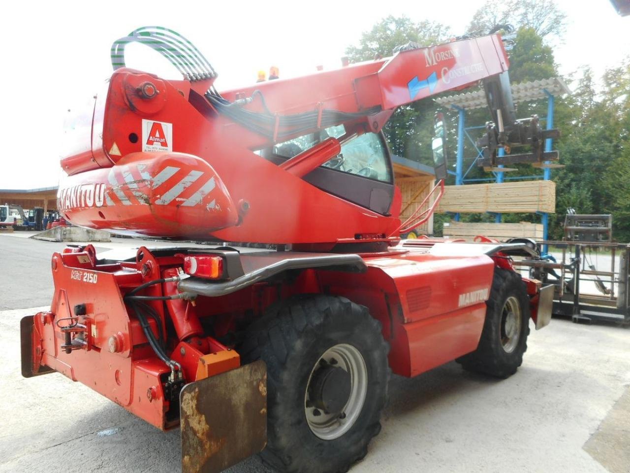 Teleskoplader tip Manitou mrt 2150 privilege roto ( funk + 4 anbauteile ), Gebrauchtmaschine in ST. NIKOLAI/DR. (Poză 4)