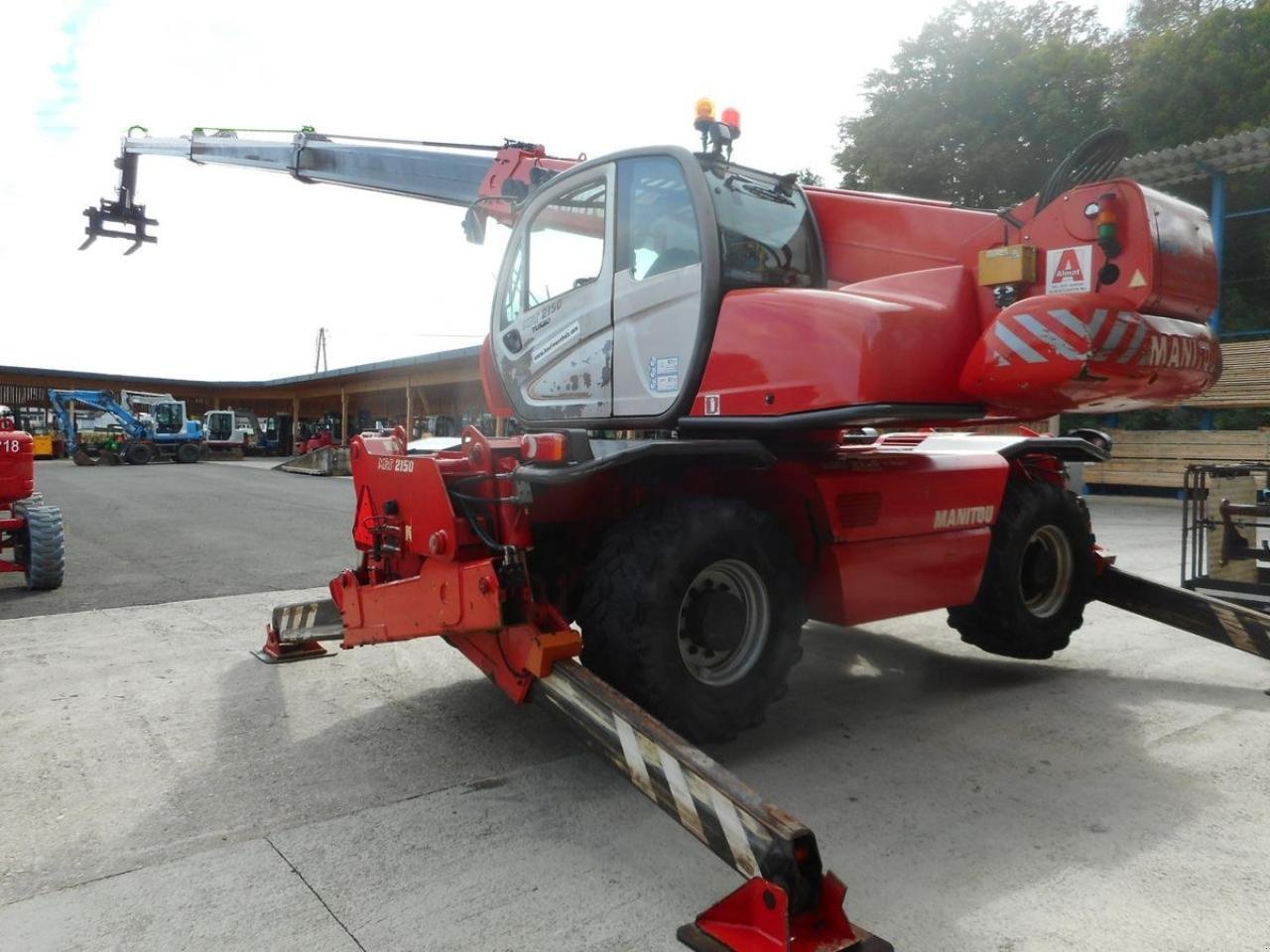 Teleskoplader tipa Manitou mrt 2150 privilege roto ( funk + 4 anbauteile ), Gebrauchtmaschine u ST. NIKOLAI/DR. (Slika 17)