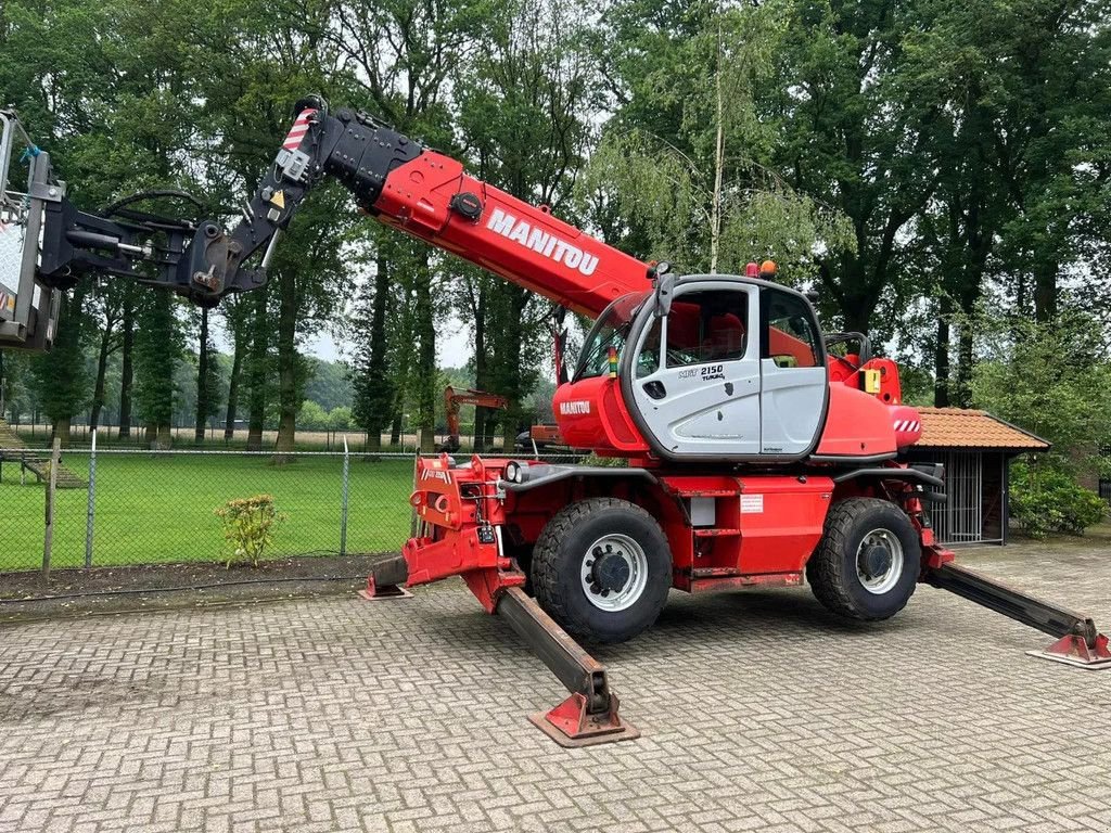 Teleskoplader du type Manitou MRT 2150 Roterende Verreiker *Dutch machine complete, Gebrauchtmaschine en Harskamp (Photo 1)