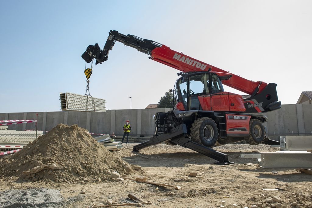 Teleskoplader a típus Manitou MRT 2260 360 ST5 Roterende Verreiker, Neumaschine ekkor: Laren Gld (Kép 3)