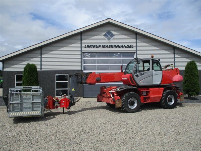 Teleskoplader del tipo Manitou MRT 2540 Medfølgende trådløs fjernbetjening, kurv og pallegafler. Dreje led, spil-talje og kranarm kan med købes til den.., Gebrauchtmaschine en Lintrup (Imagen 1)