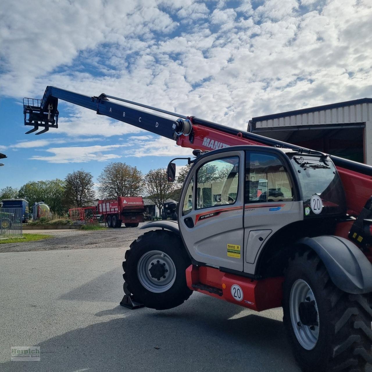 Teleskoplader del tipo Manitou MT 1335 HA Easy, Neumaschine In Drebach (Immagine 12)