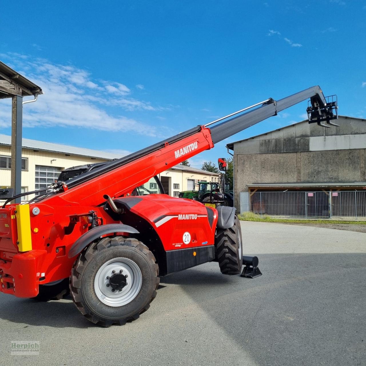 Teleskoplader van het type Manitou MT 1335 HA Easy, Neumaschine in Drebach (Foto 13)