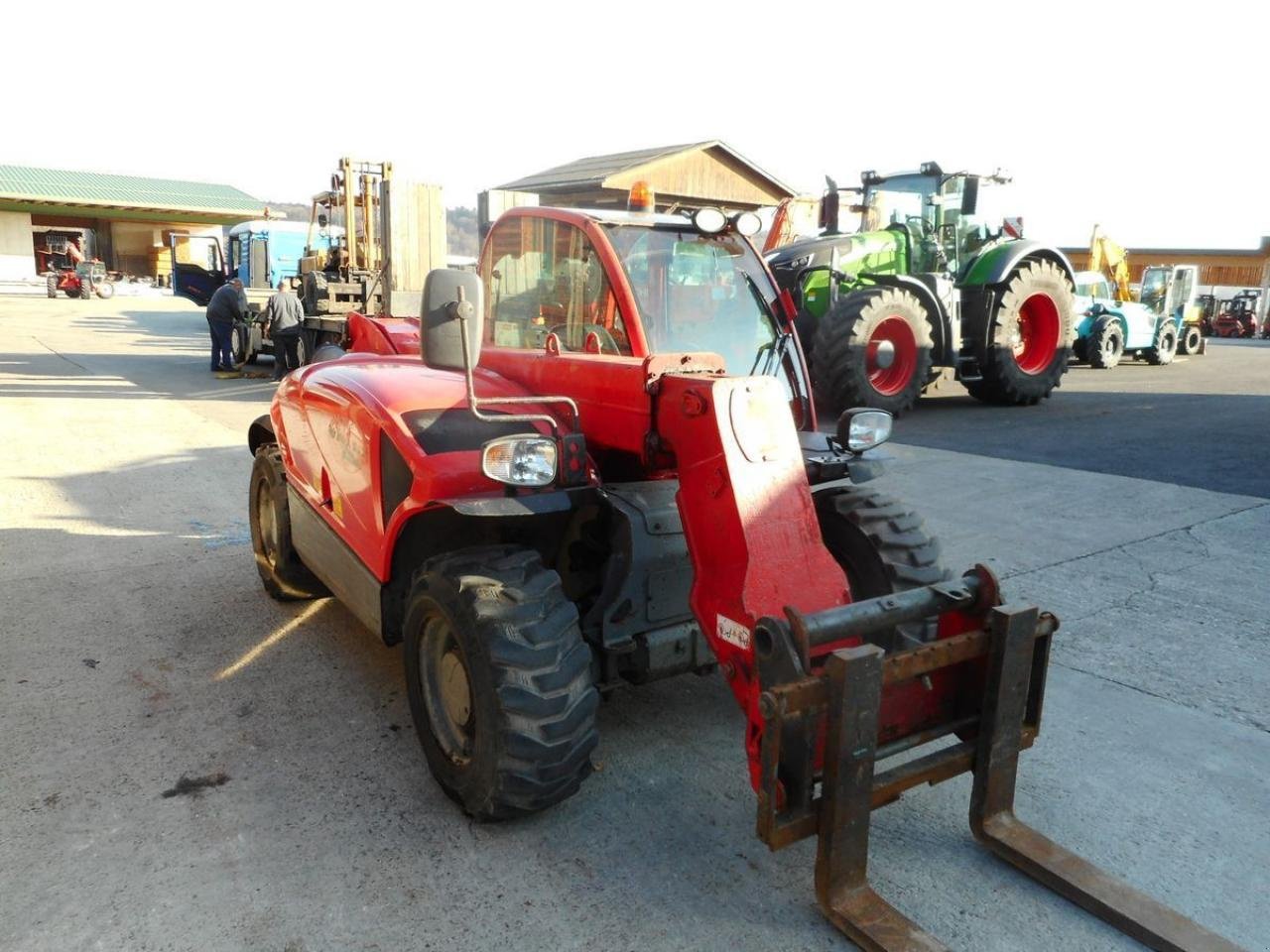 Teleskoplader typu Manitou mt 625 ( nur 1,90 hoch nur 1,85 breit ), Gebrauchtmaschine v ST. NIKOLAI/DR. (Obrázek 5)