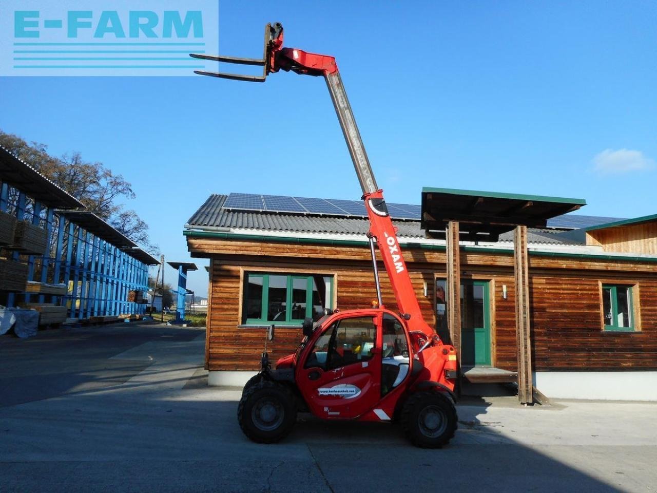 Teleskoplader typu Manitou mt 625 ( nur 1,90 hoch nur 1,85 breit ), Gebrauchtmaschine v ST. NIKOLAI/DR. (Obrázek 17)