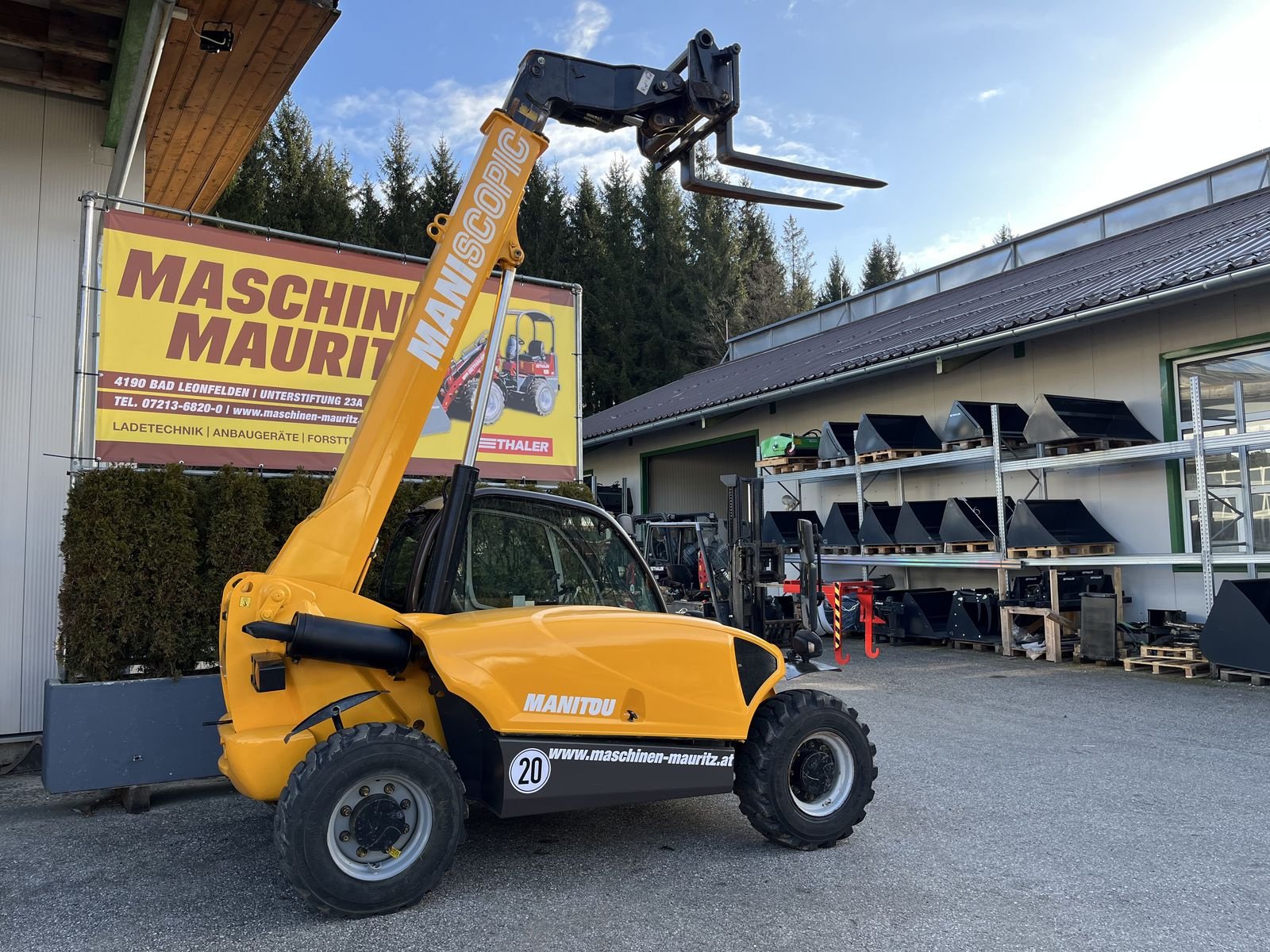 Teleskoplader typu Manitou MT 625, Gebrauchtmaschine v Bad Leonfelden (Obrázok 7)