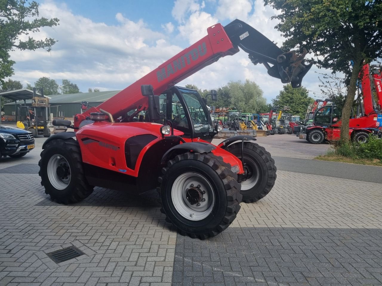 Teleskoplader типа Manitou MT 733, Gebrauchtmaschine в Lunteren (Фотография 5)