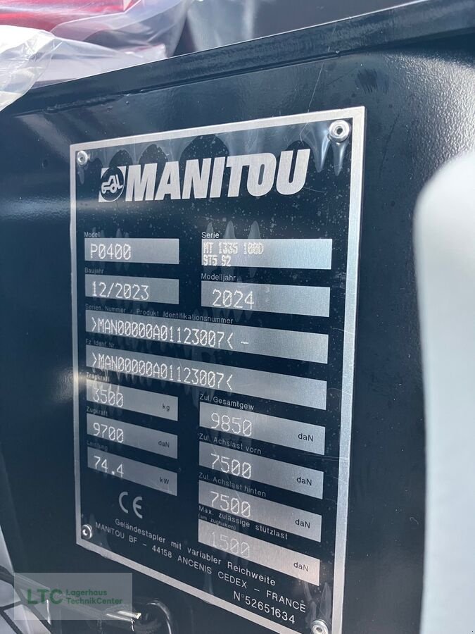 Teleskoplader του τύπου Manitou MT1335, Vorführmaschine σε Korneuburg (Φωτογραφία 17)