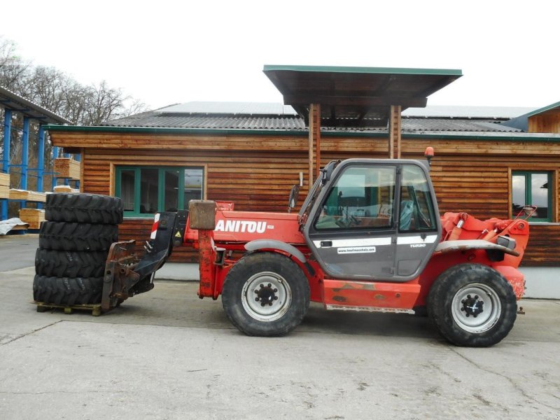 Teleskoplader от тип Manitou mt1440sl turbo 14m 4t ( neue reifen + neuer sitz, Gebrauchtmaschine в ST. NIKOLAI/DR. (Снимка 1)