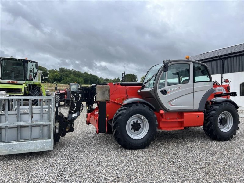 Teleskoplader tip Manitou MT1840A MED KURV OG GAFLER, Gebrauchtmaschine in Mariager (Poză 1)