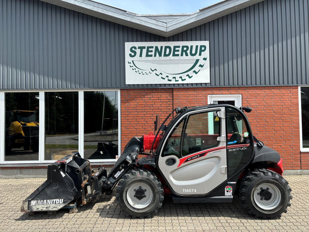 Teleskoplader del tipo Manitou MT420H, Gebrauchtmaschine en Rødding (Imagen 1)