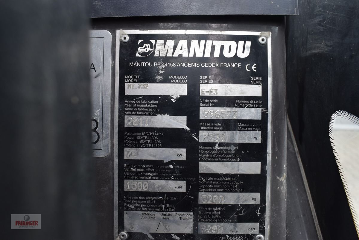 Teleskoplader tip Manitou MT732, Gebrauchtmaschine in Putzleinsdorf (Poză 13)