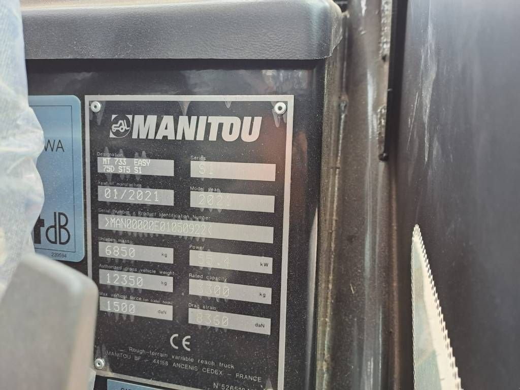 Teleskoplader typu Manitou MT733, Gebrauchtmaschine v Stabroek (Obrázok 7)