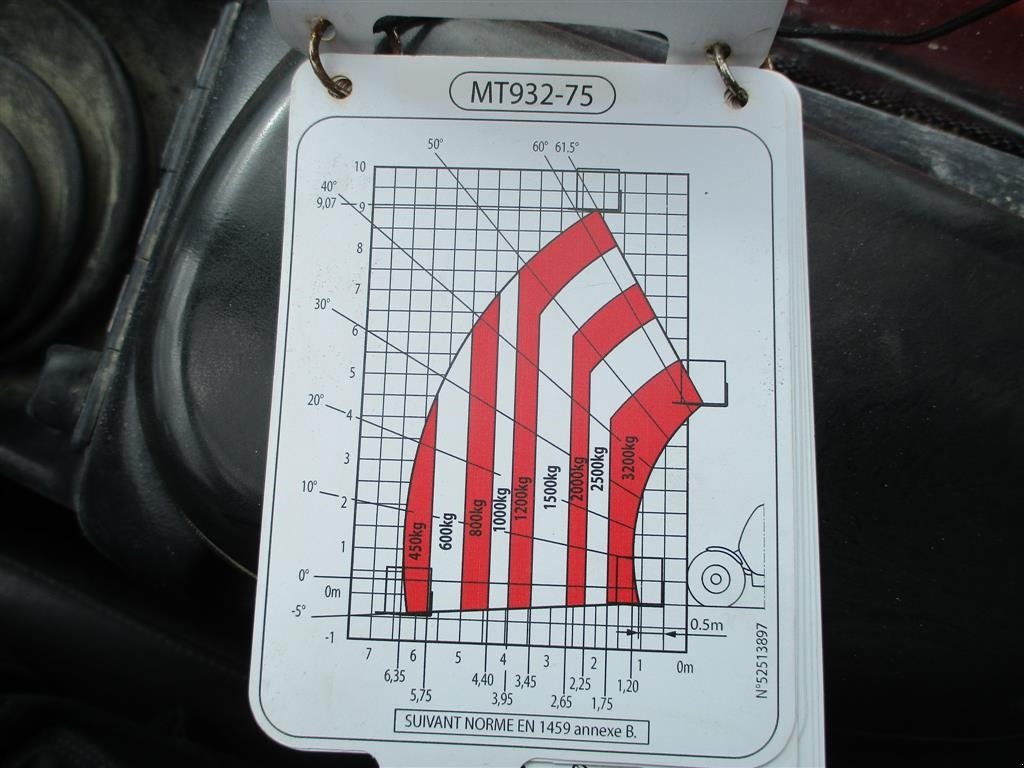 Teleskoplader tip Manitou MT932 Comfort Dansk maskine, med hydrauliske pallegafler., Gebrauchtmaschine in Lintrup (Poză 3)