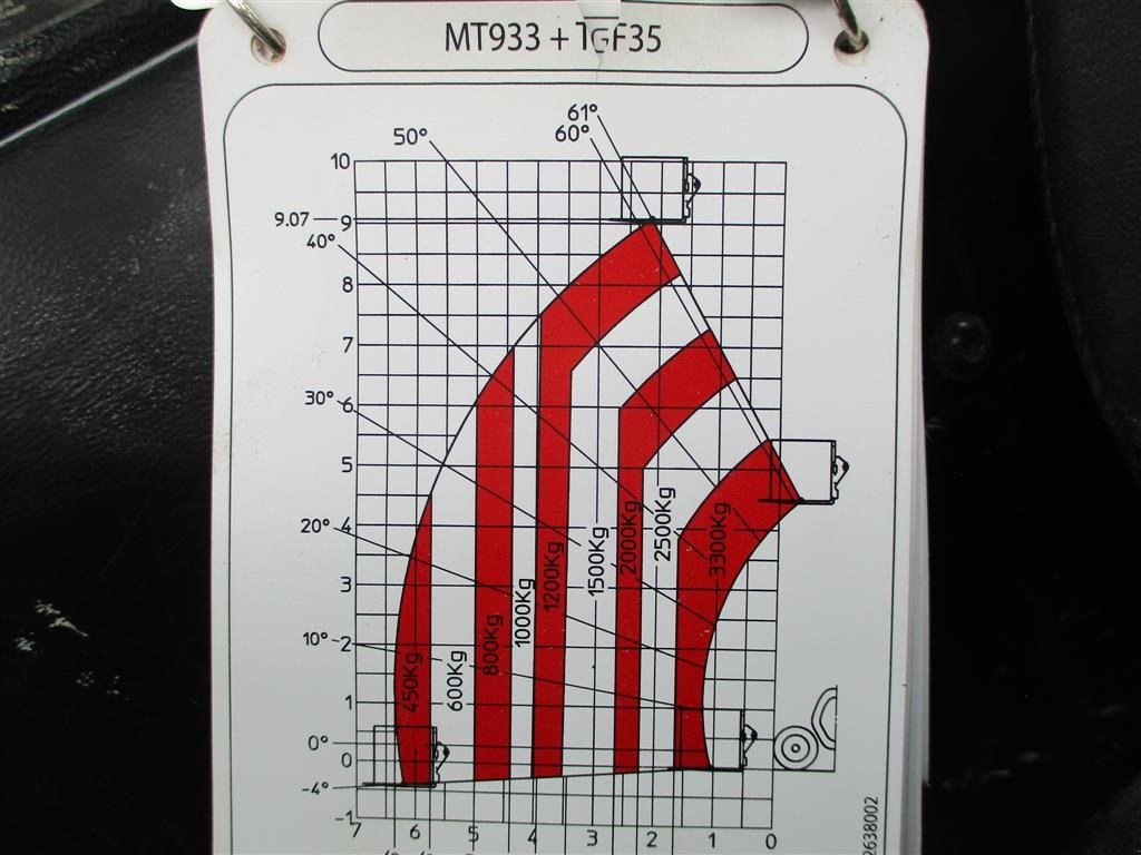 Teleskoplader des Typs Manitou MT933 easy Comfort. Dansk maskine, med hydrauliske pallegafler., Gebrauchtmaschine in Lintrup (Bild 3)