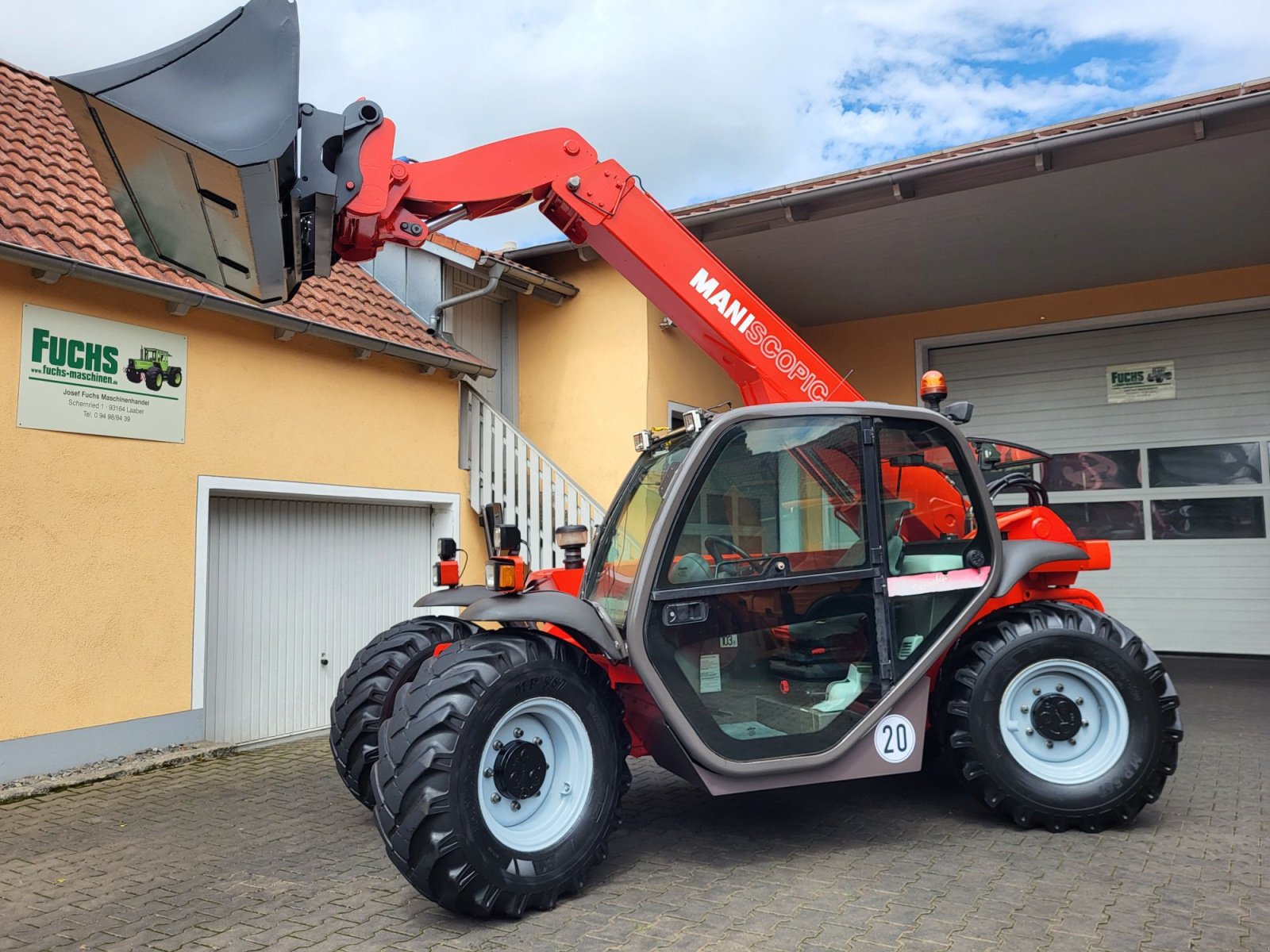 Teleskoplader van het type Manitou MVT 628 Turbo, Teleskopradlader, Gebrauchtmaschine in Laaber (Foto 1)