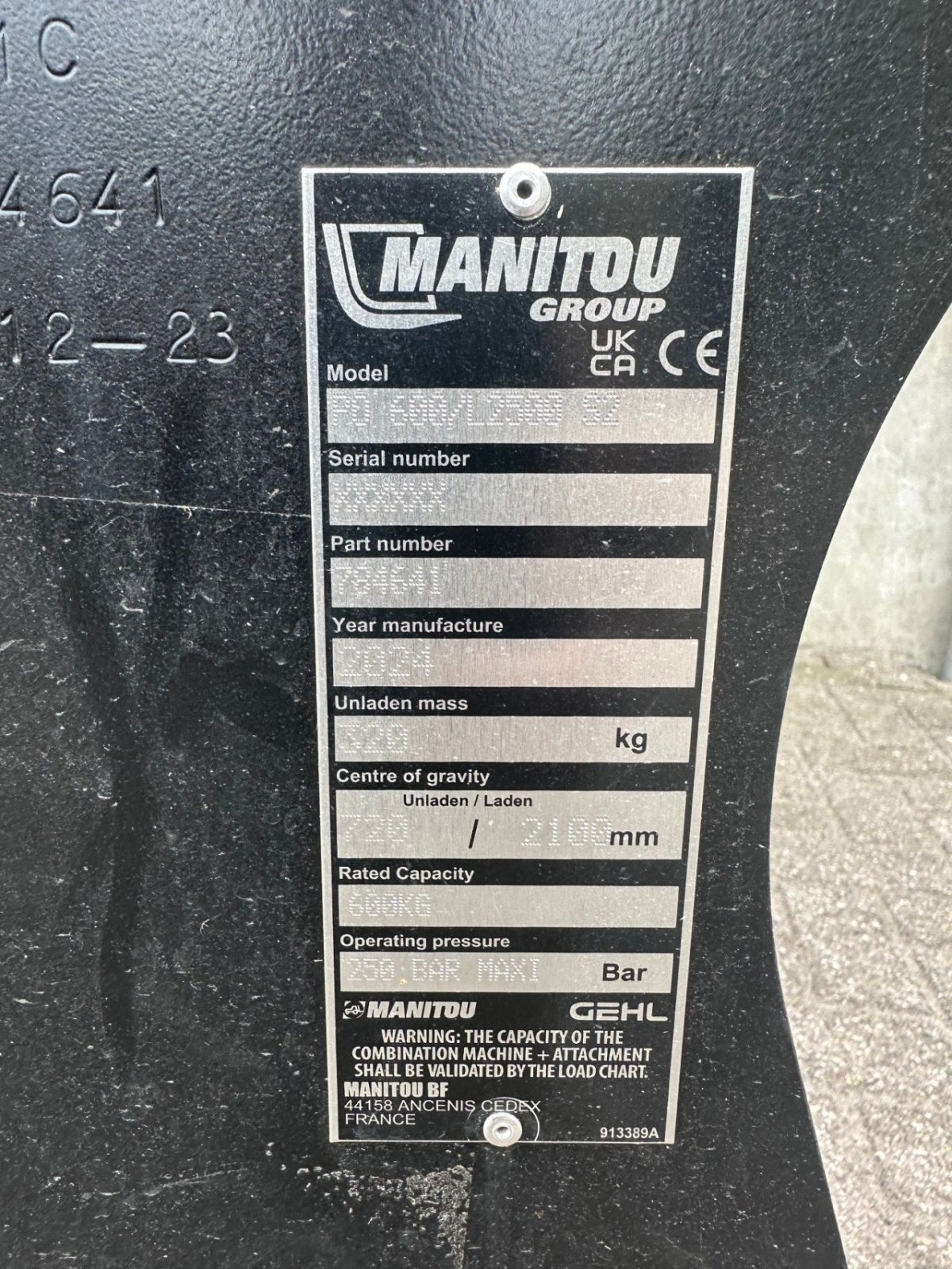 Teleskoplader Türe ait Manitou PO 600/2500, Neumaschine içinde Laren Gld (resim 2)