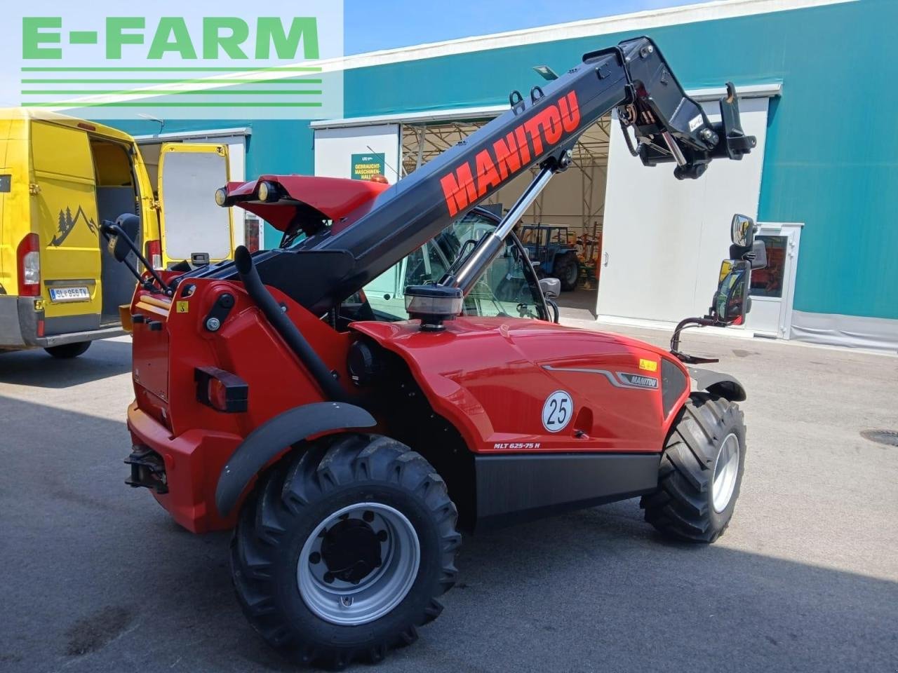 Teleskoplader del tipo Manitou Teleskoplader MLT 625 Elite, Gebrauchtmaschine en REDLHAM (Imagen 8)