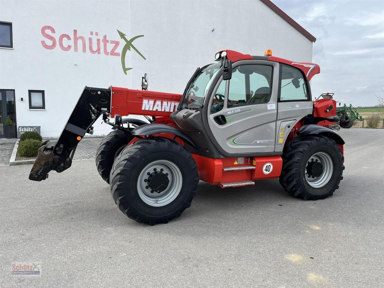 Teleskoplader van het type Manitou Teleskoplader MLT 960, Druckluft, Zentralschmierung, Gebrauchtmaschine in Schierling (Foto 1)