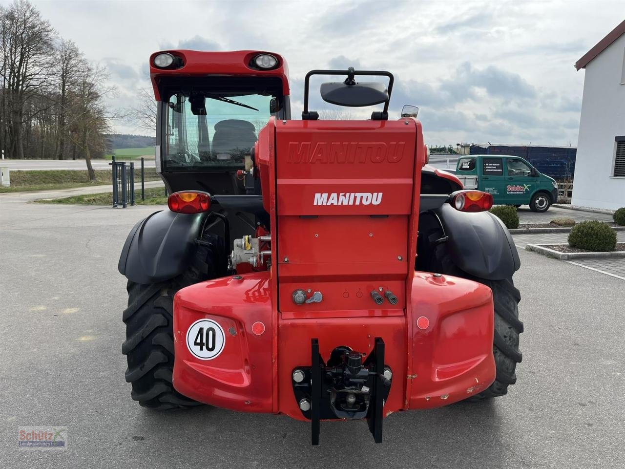 Teleskoplader Türe ait Manitou Teleskoplader MLT 960, Druckluft, Zentralschmierung, Gebrauchtmaschine içinde Schierling (resim 3)