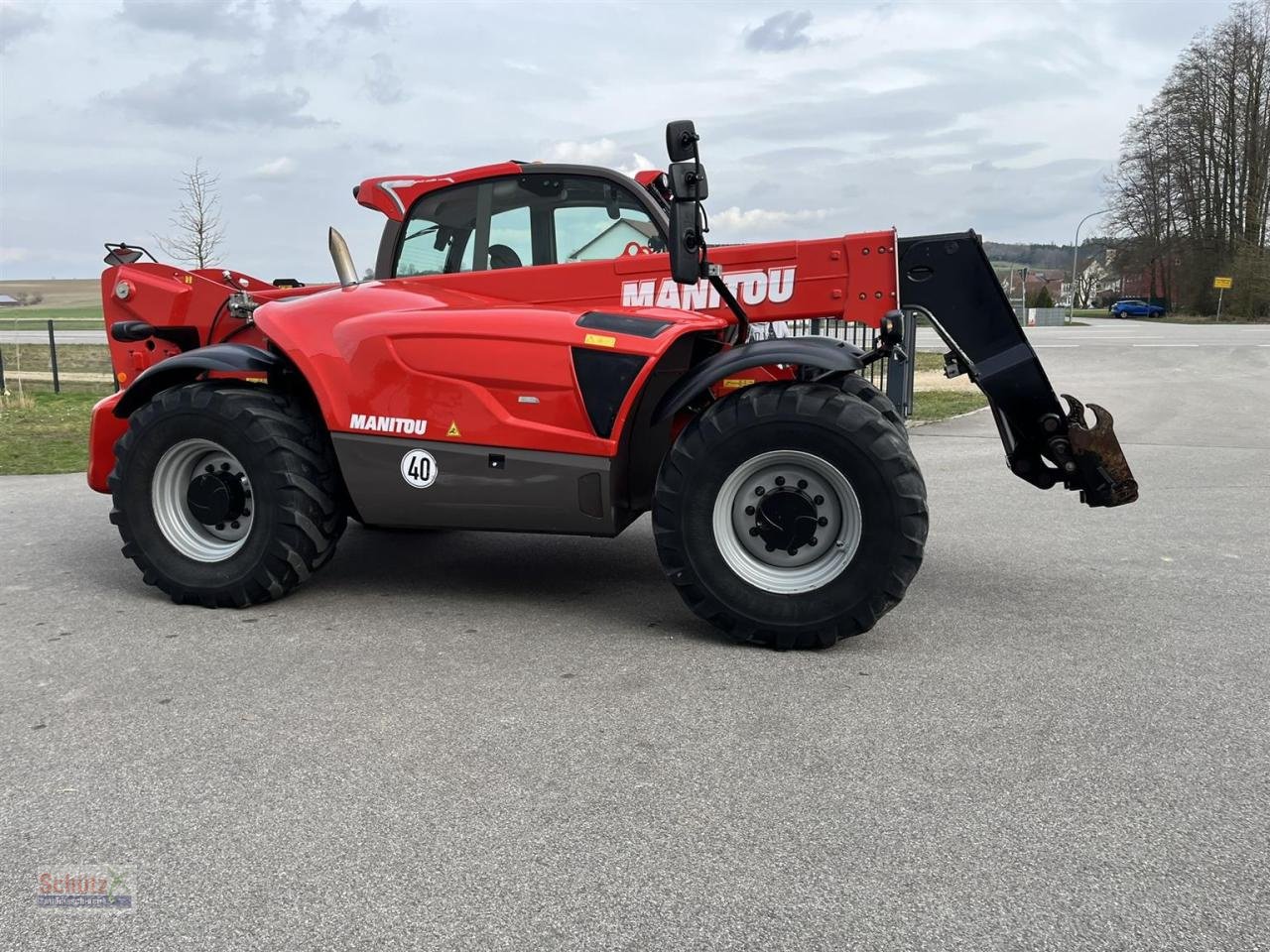 Teleskoplader van het type Manitou Teleskoplader MLT 960, Druckluft, Zentralschmierung, Gebrauchtmaschine in Schierling (Foto 4)