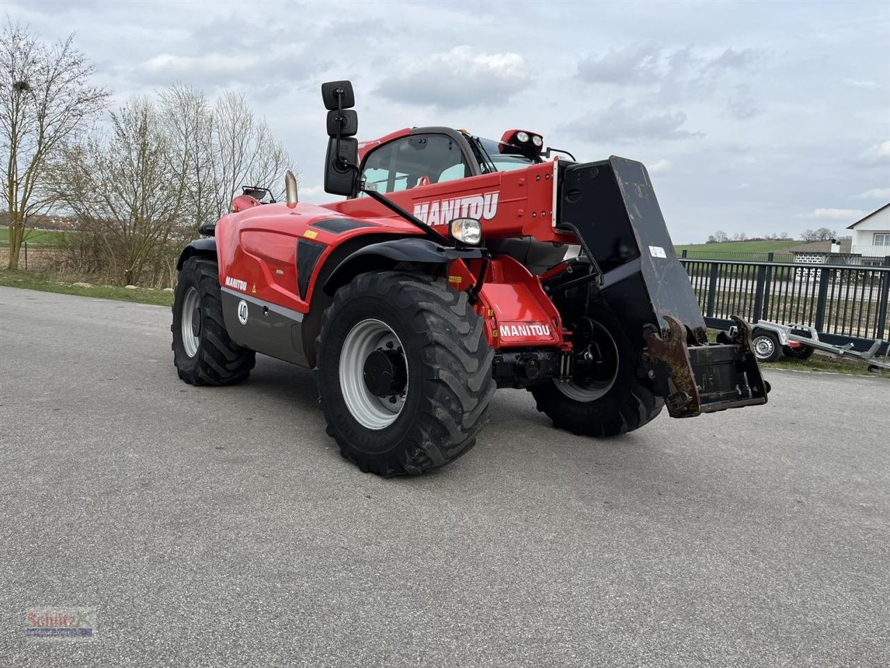 Teleskoplader van het type Manitou Teleskoplader MLT 960, Druckluft, Zentralschmierung, Gebrauchtmaschine in Schierling (Foto 5)