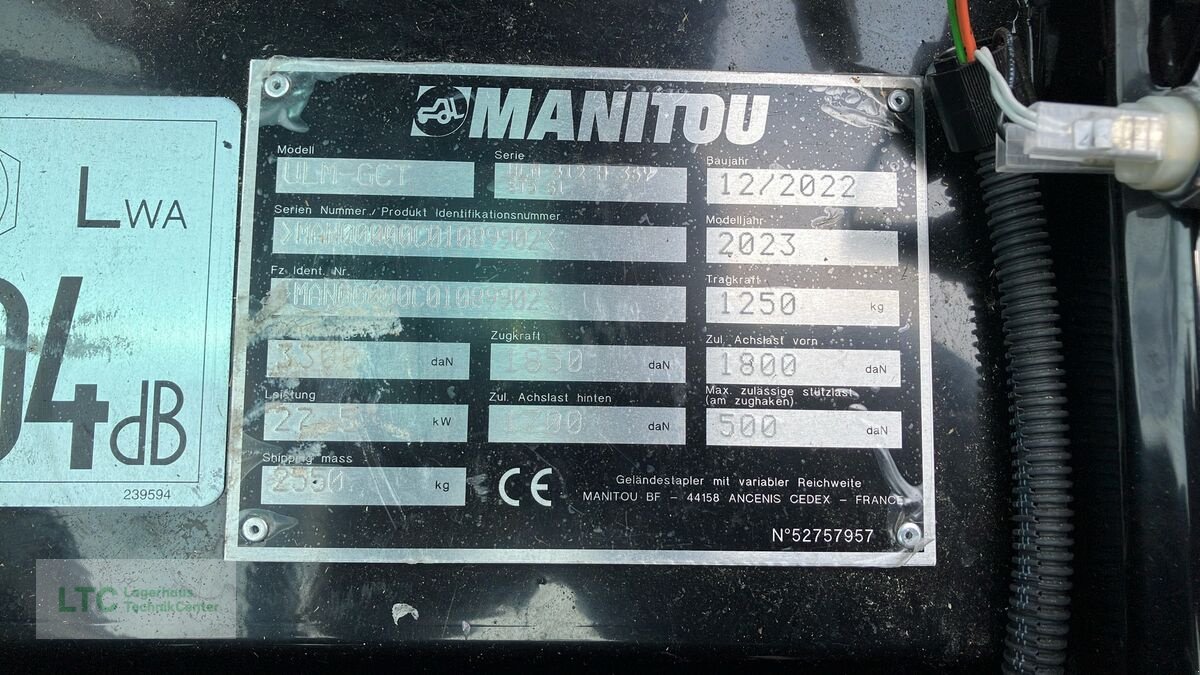 Teleskoplader del tipo Manitou Teleskoplader ULM 412 Classic, Vorführmaschine en Redlham (Imagen 19)