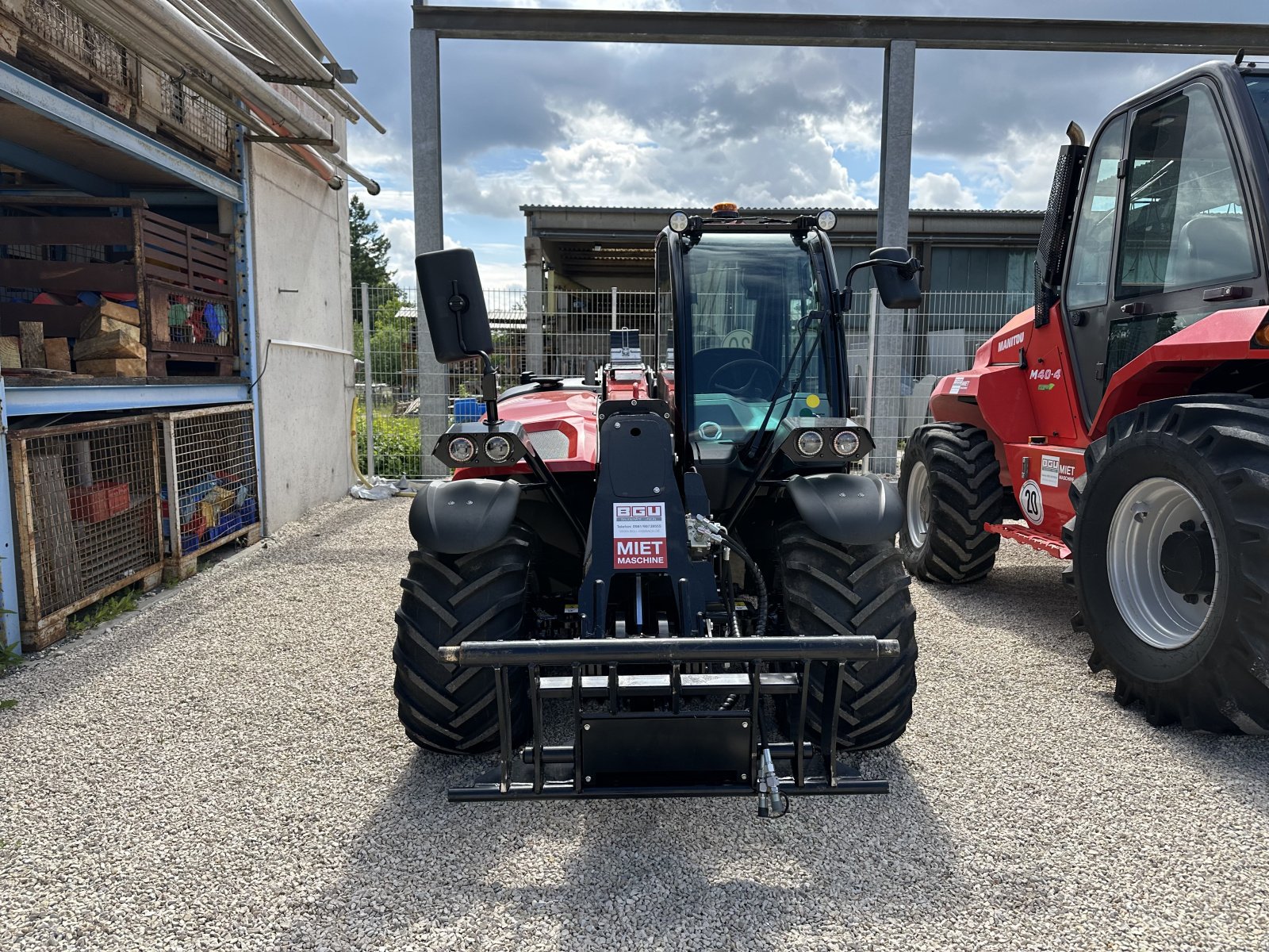 Teleskoplader van het type Manitou ULM 415 H, Neumaschine in Ansbach (Foto 3)