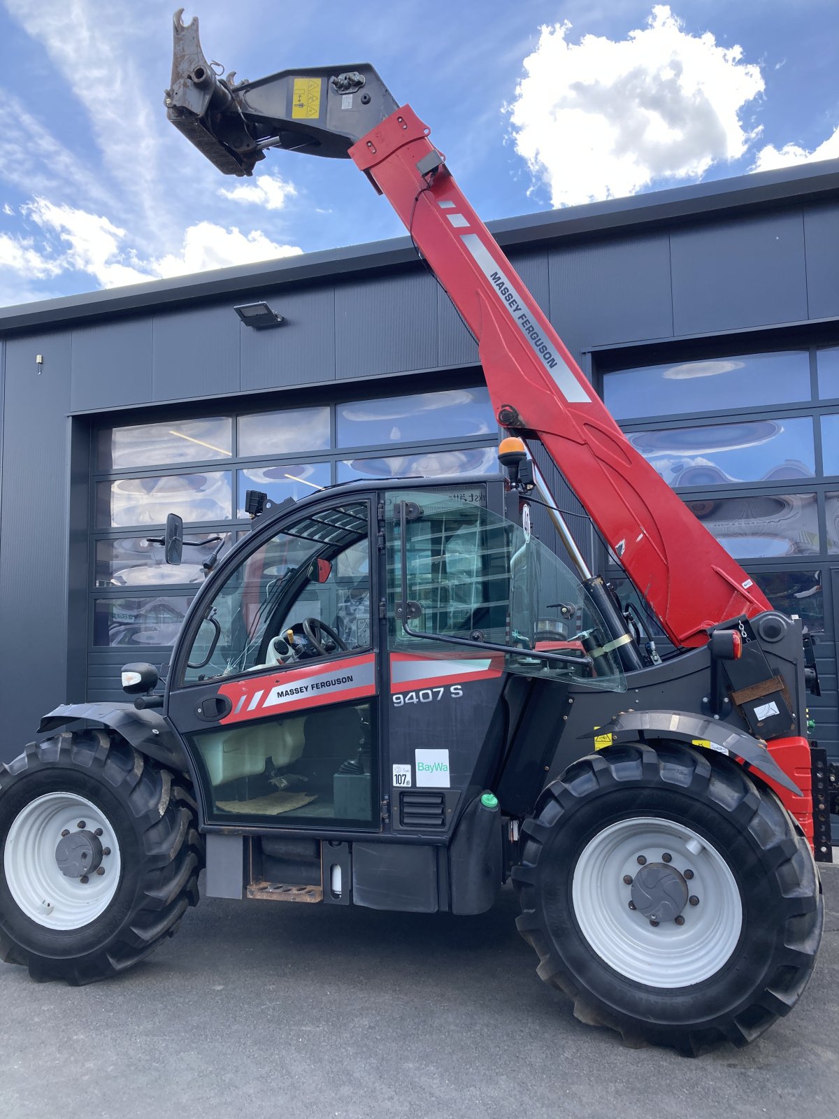 Teleskoplader Türe ait Massey Ferguson 9407 S  ( Bobcat ), Gebrauchtmaschine içinde Wülfershausen an der Saale (resim 7)