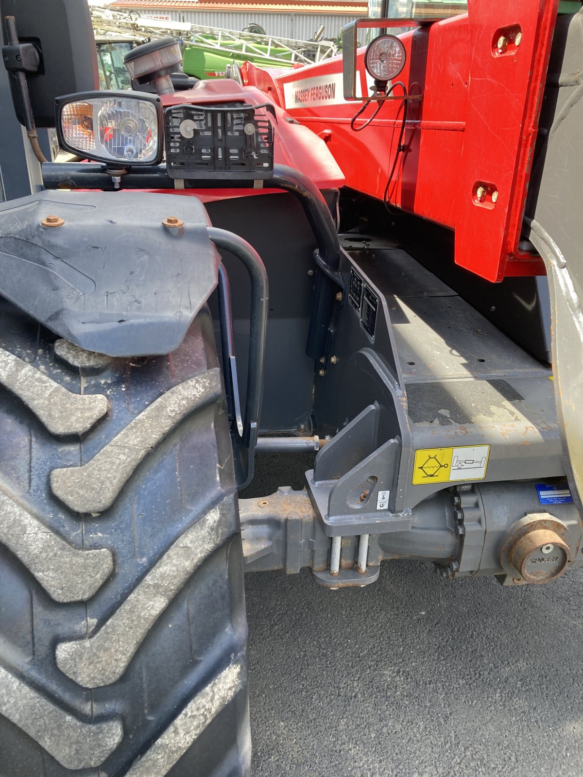 Teleskoplader Türe ait Massey Ferguson 9407 S  ( Bobcat ), Gebrauchtmaschine içinde Wülfershausen an der Saale (resim 12)