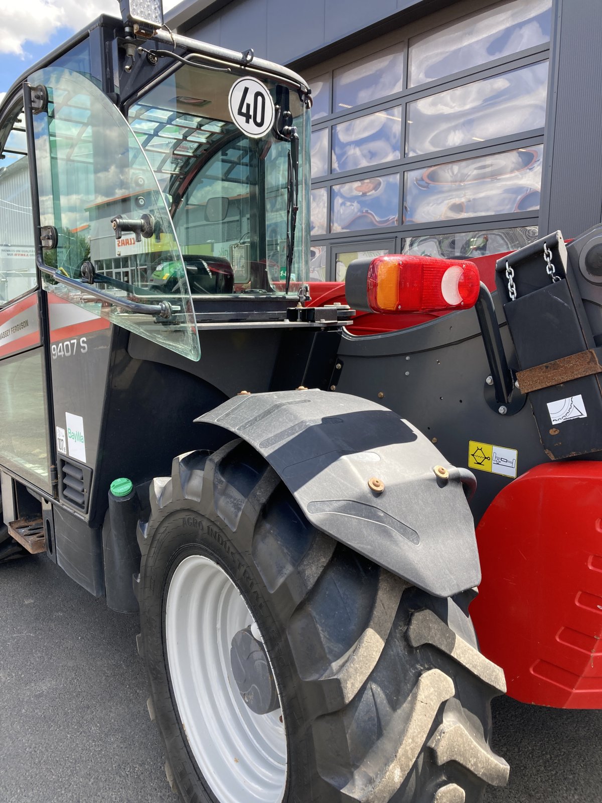 Teleskoplader Türe ait Massey Ferguson 9407 S  ( Bobcat ), Gebrauchtmaschine içinde Wülfershausen an der Saale (resim 14)