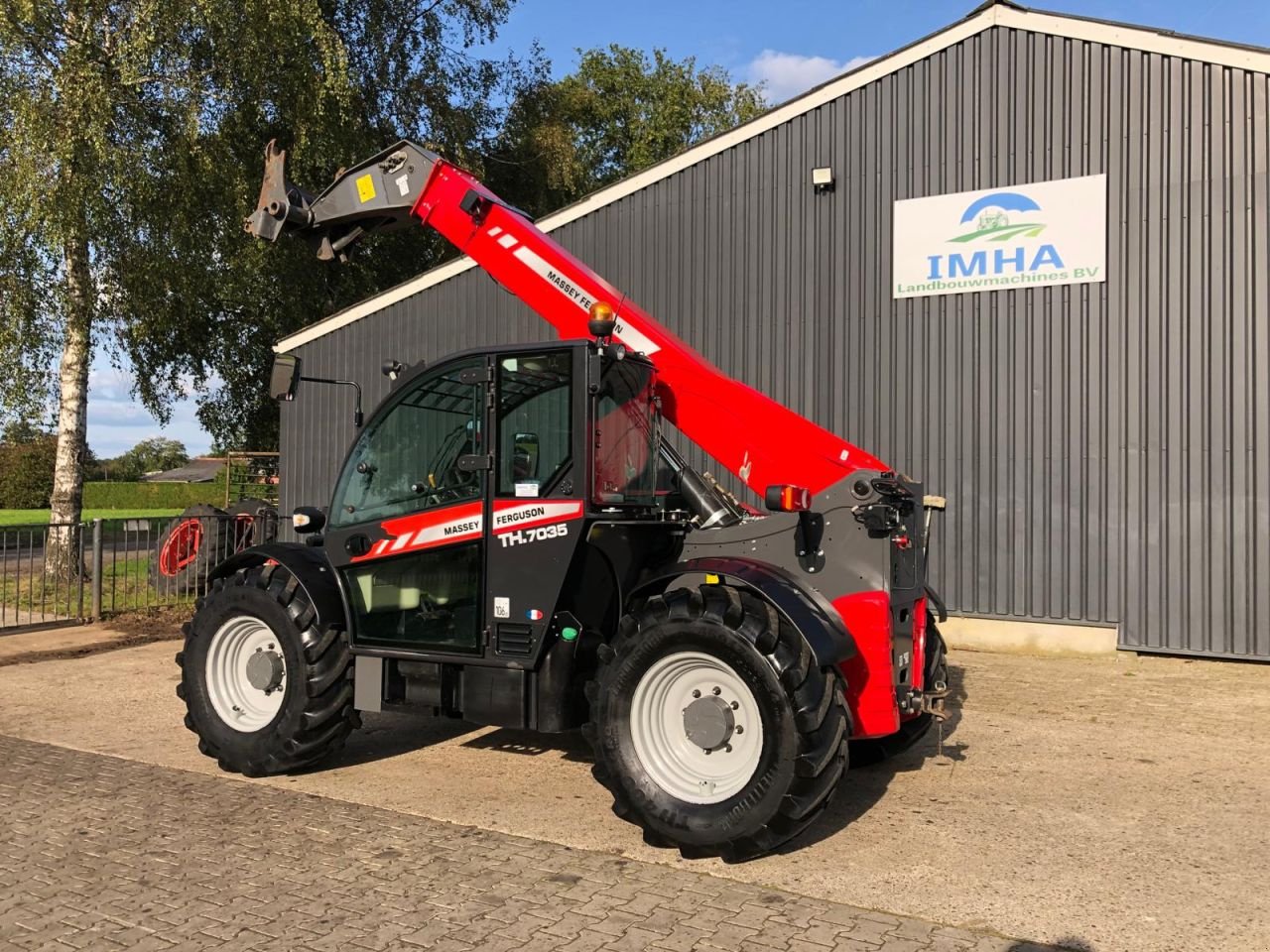 Teleskoplader tip Massey Ferguson TH 7035, Gebrauchtmaschine in Daarle (Poză 3)