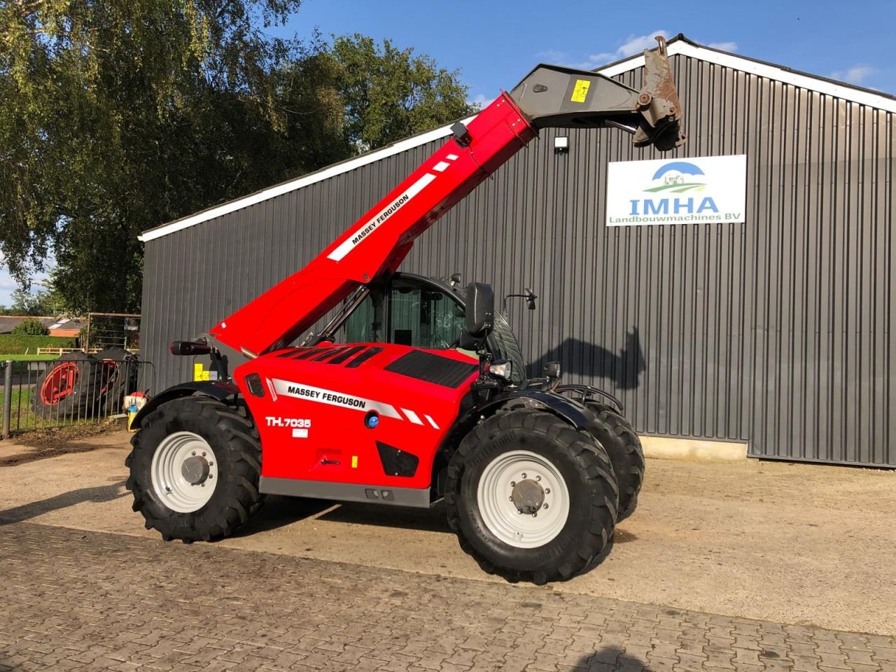 Teleskoplader tip Massey Ferguson TH 7035, Gebrauchtmaschine in Daarle (Poză 8)