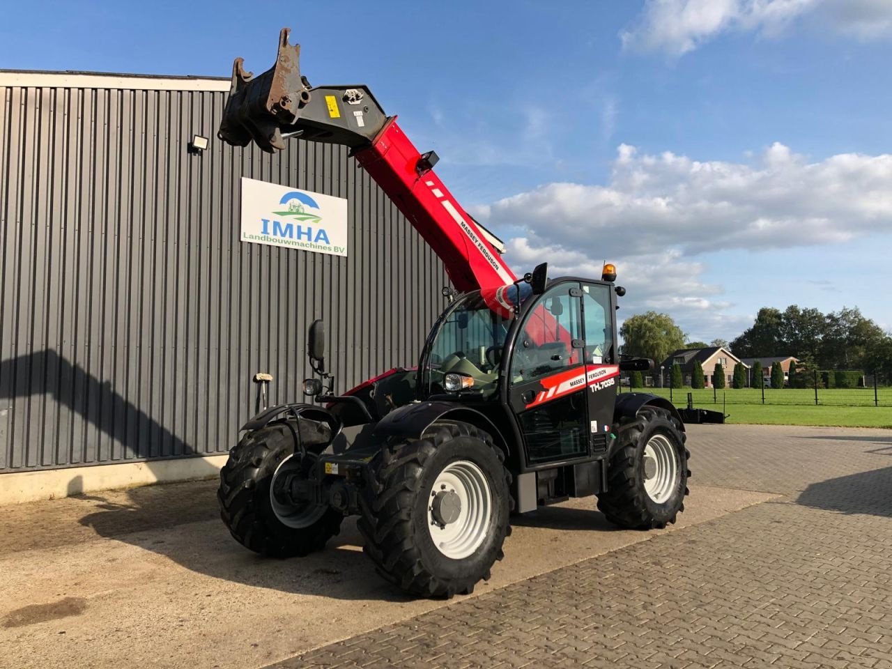 Teleskoplader tip Massey Ferguson TH 7035, Gebrauchtmaschine in Daarle (Poză 4)