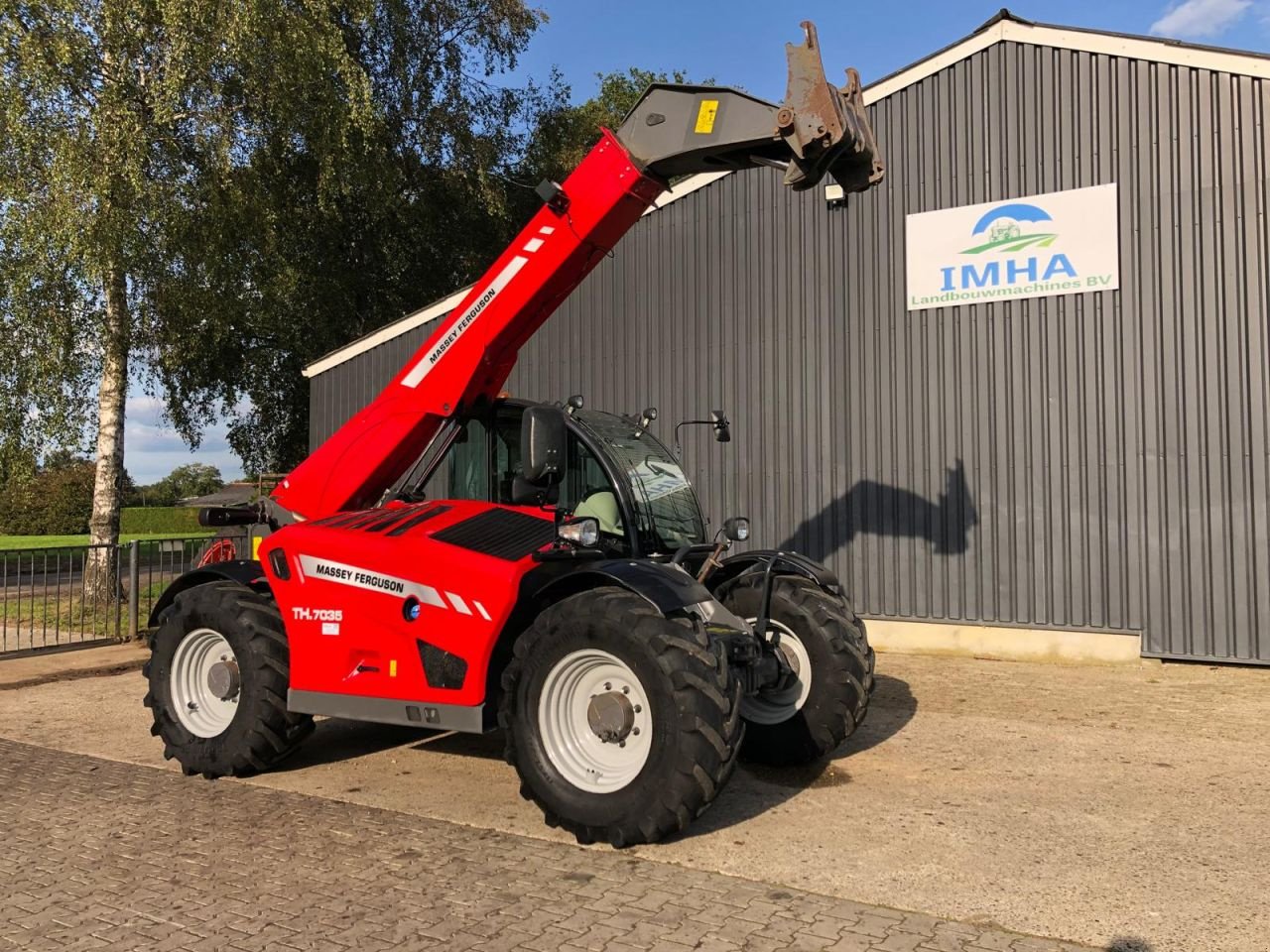 Teleskoplader tip Massey Ferguson TH 7035, Gebrauchtmaschine in Daarle (Poză 9)