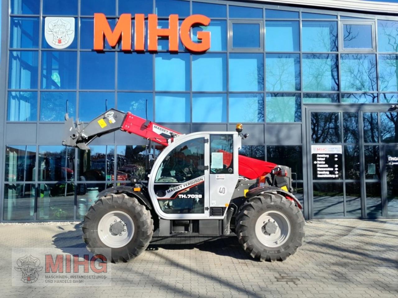 Teleskoplader tip Massey Ferguson TH 7038, Gebrauchtmaschine in Dummerstorf OT Petschow (Poză 1)