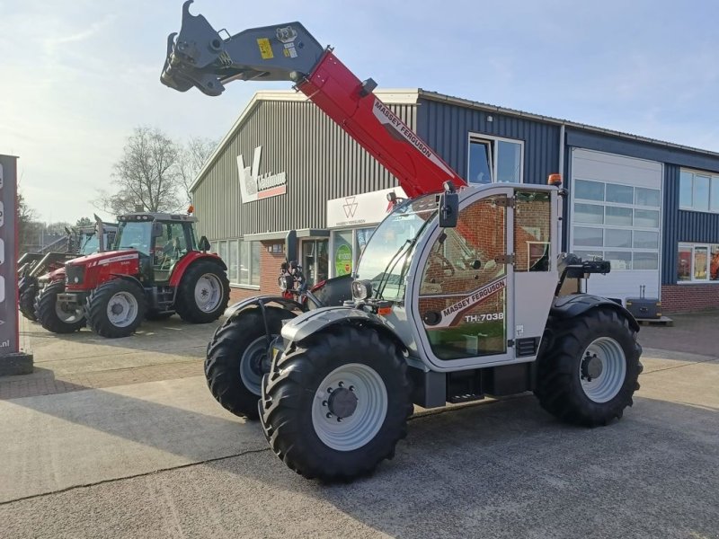 Teleskoplader du type Massey Ferguson TH.7038 EXCLUSIVE, Neumaschine en MARIENHEEM (Photo 1)