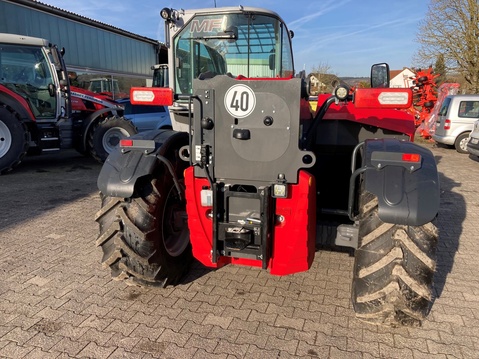 Teleskoplader Türe ait Massey Ferguson TH.7038 Standard Stage 5 Exclu, Neumaschine içinde Trendelburg (resim 4)