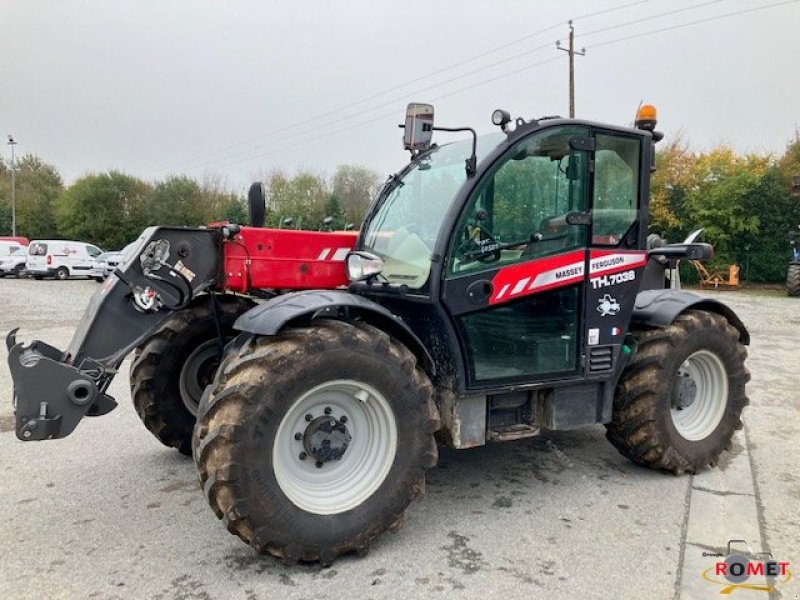 Teleskoplader a típus Massey Ferguson TH7038, Gebrauchtmaschine ekkor: Gennes sur glaize (Kép 4)