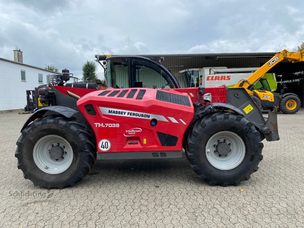 Teleskoplader typu Massey Ferguson TH.7038, Gebrauchtmaschine v Soltau (Obrázek 18)