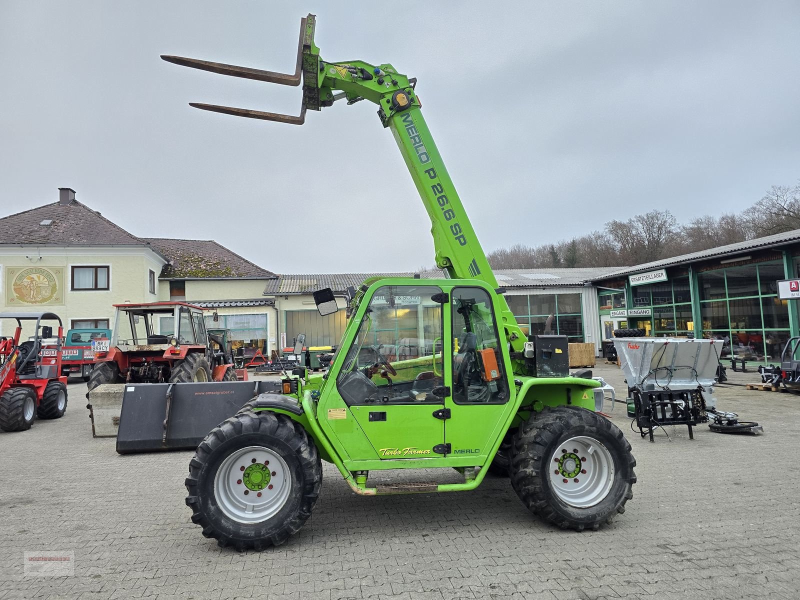 Teleskoplader tipa Merlo 26.6 SP Turbofarmer mit Breitreifen +SW Hydr TOP, Gebrauchtmaschine u Tarsdorf (Slika 21)