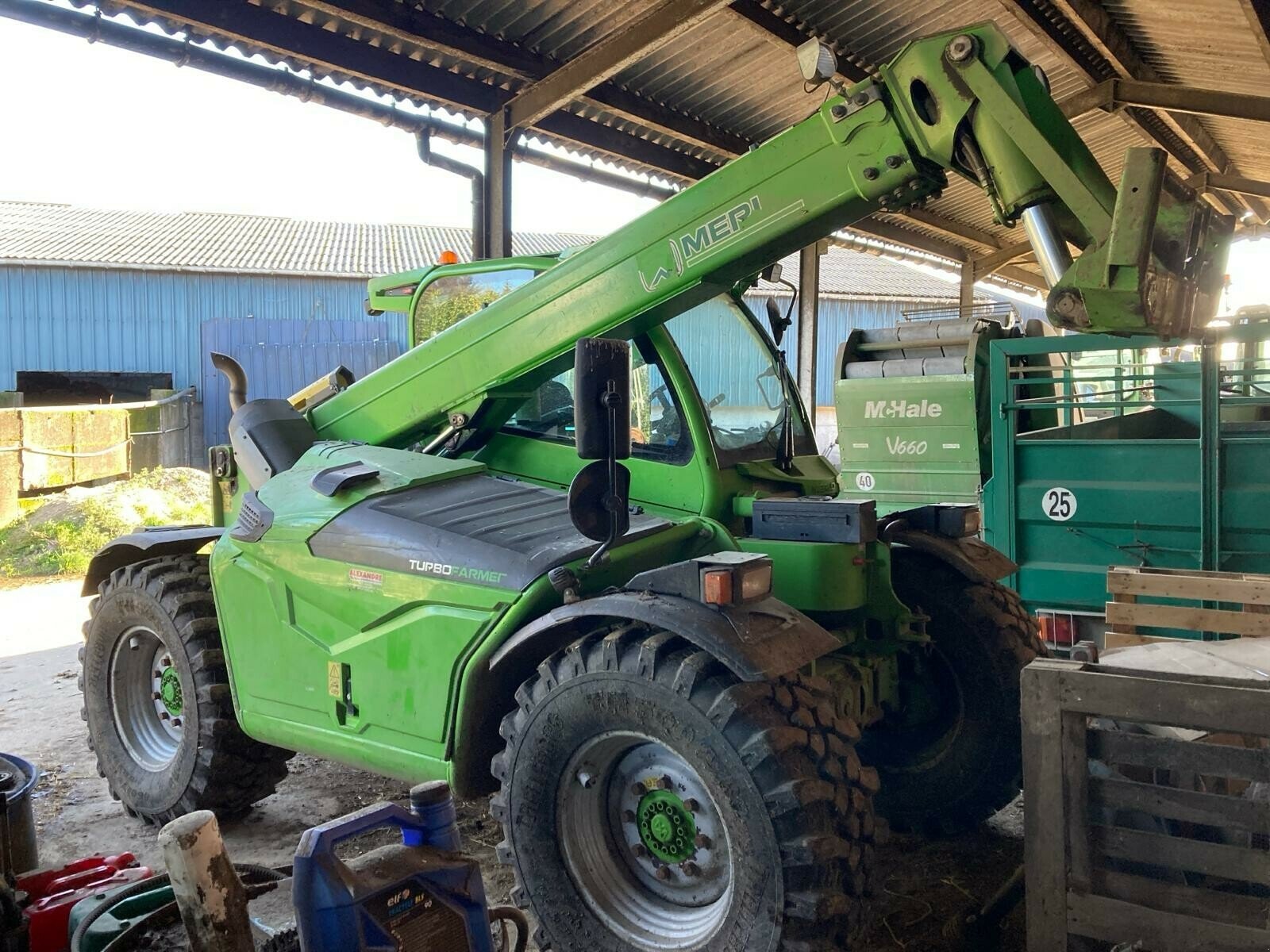 Teleskoplader of the type Merlo MERLO TURBOFARMER TF 42.7, Gebrauchtmaschine in PONTIVY (Picture 1)