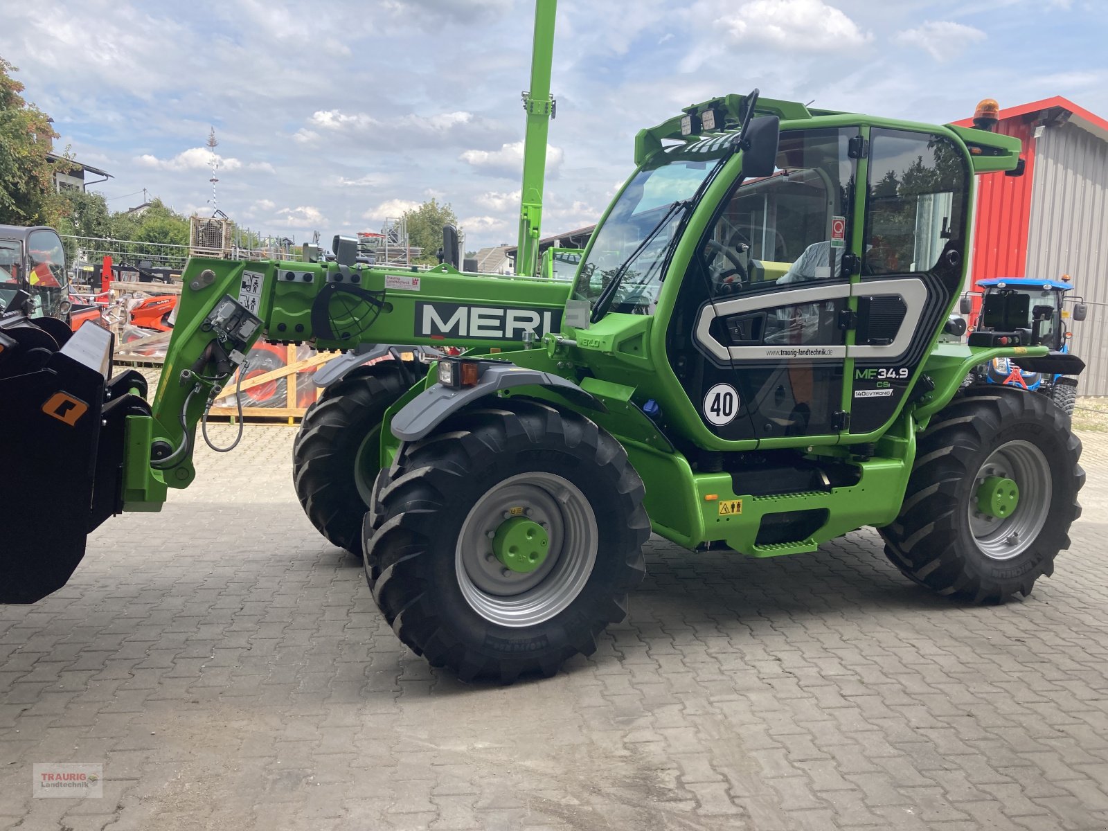 Teleskoplader van het type Merlo MF 34.9, Gebrauchtmaschine in Mainburg/Wambach (Foto 17)