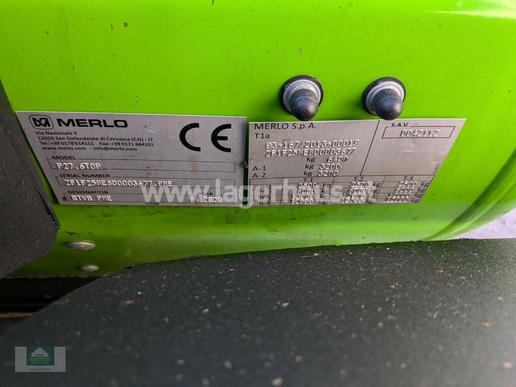 Teleskoplader del tipo Merlo P 27.6, Gebrauchtmaschine In Klagenfurt (Immagine 7)