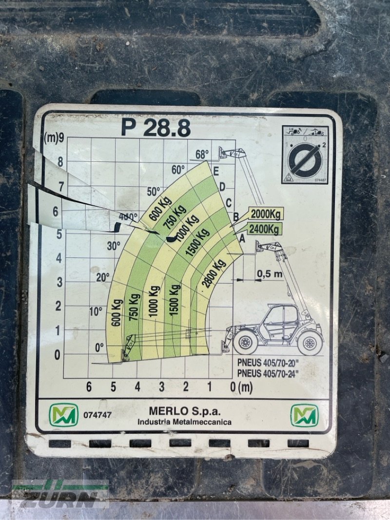 Teleskoplader typu Merlo P 28.8, Gebrauchtmaschine v Kanzach (Obrázek 20)